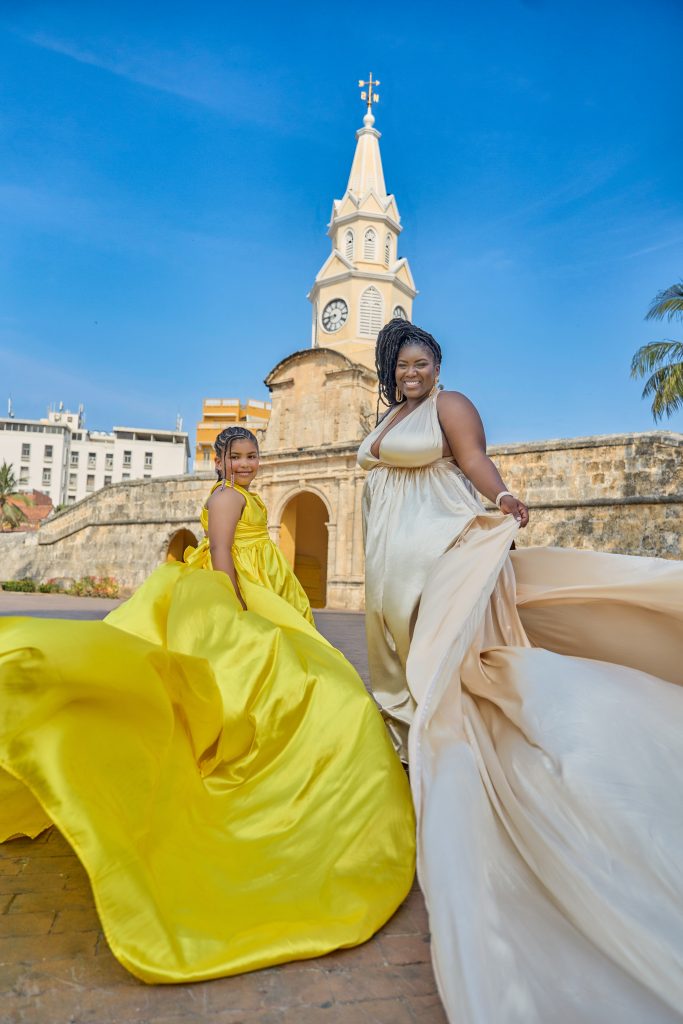Flying Dress Cartagena Mommy & Me Session