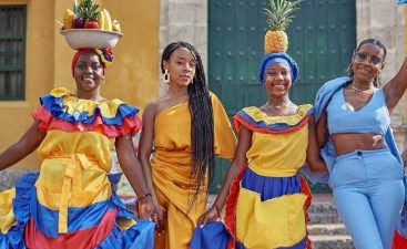 Flying Dress Cartagena City Shoots Walking Photography Tour Photo courtesy of
