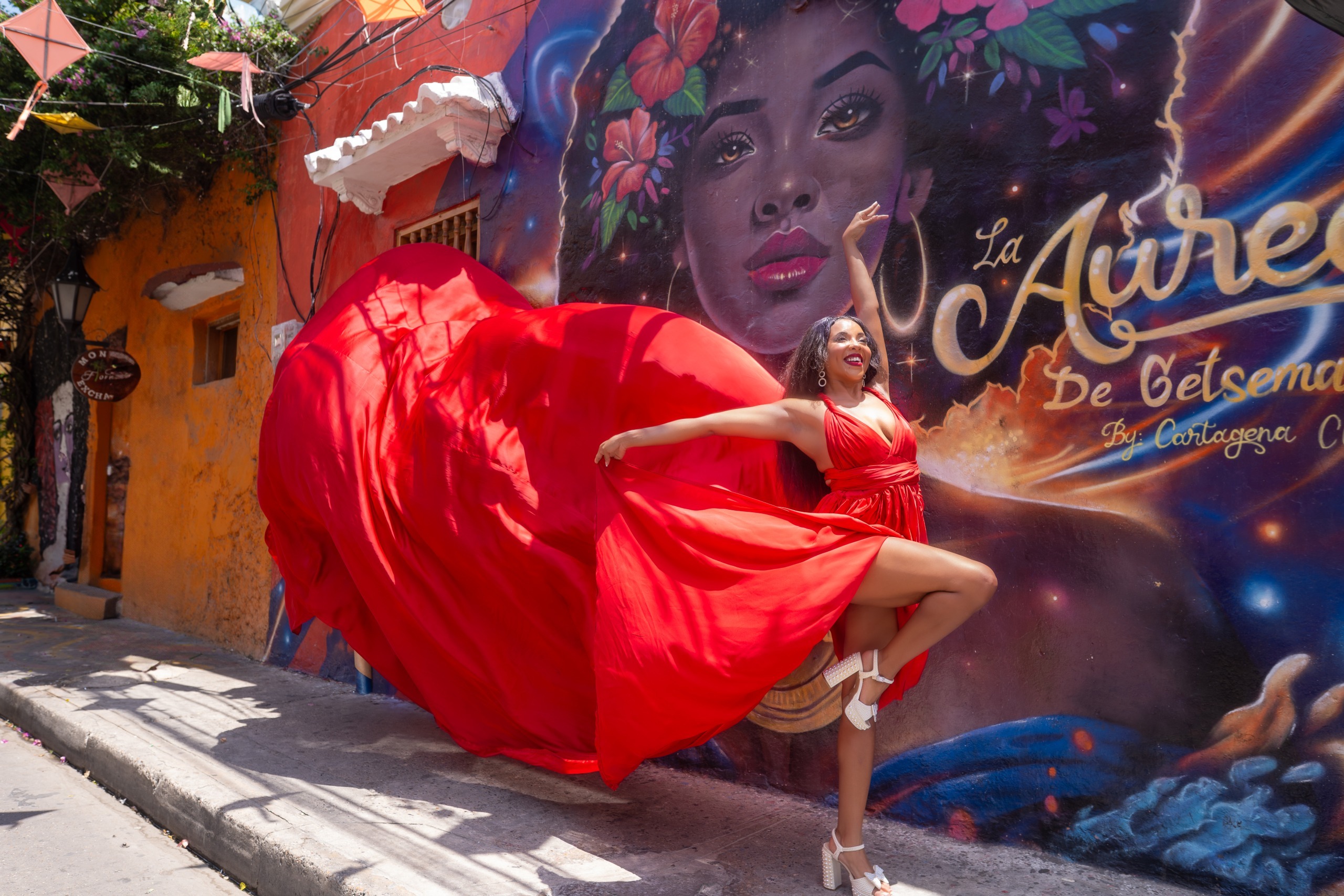 Flying Dress Cartagena photo, After