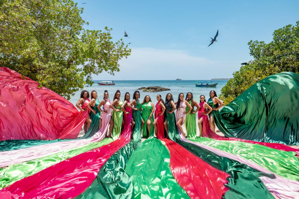 Flying Dress Cartagena Island Hopping Photoshoot for Groups